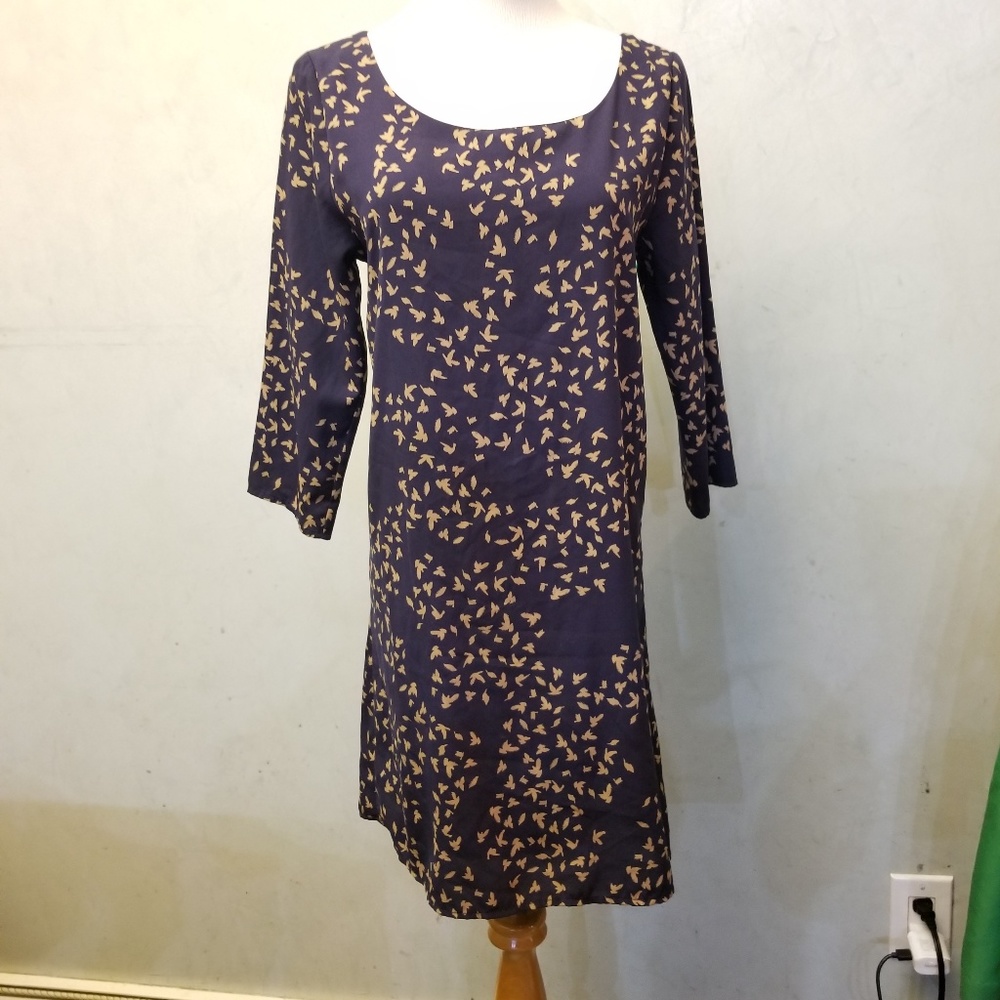 Everly Anthropologie bird dress (H9) - Picture 2 of 8